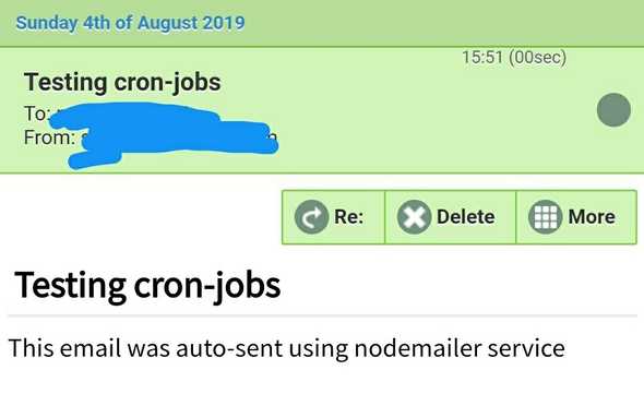 nodemailer-cron-job